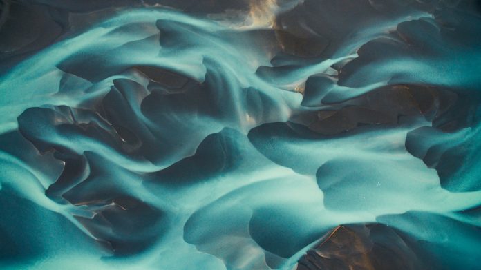 Abstract view of a river