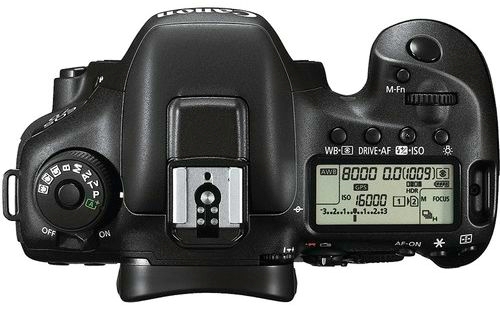 Canon 7D Mark II Top