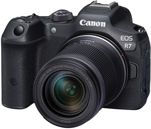 Canon eos r7 with lens
