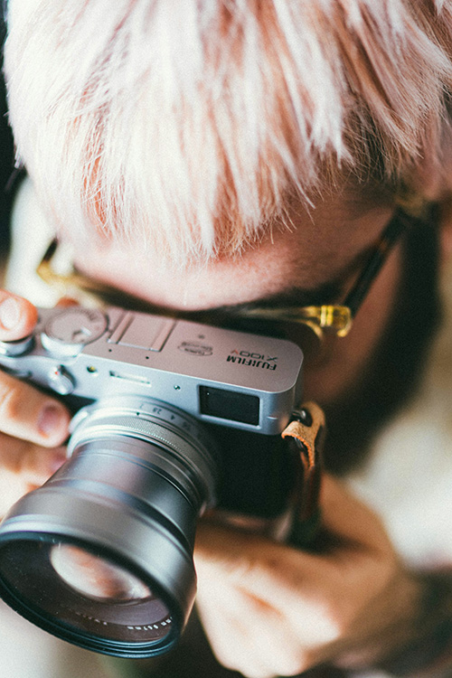 fujifilm x100v in use