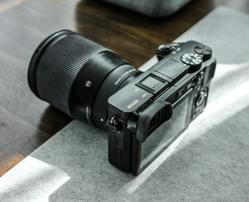 Sony a6300 with lens